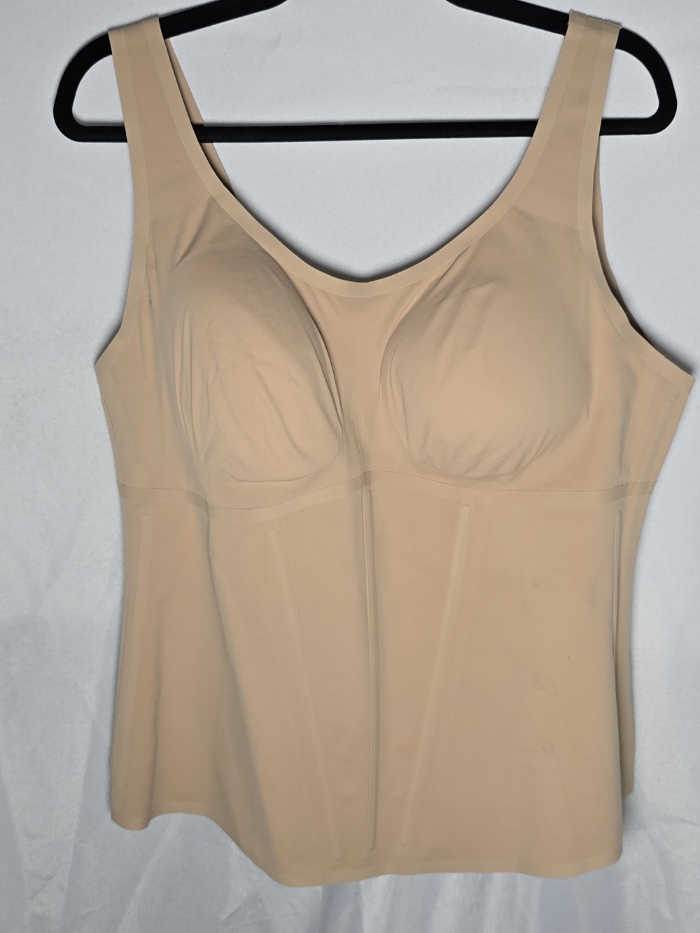 Honeylove Women’s Nude Structured Shapewear Tank - Lightweight Support, Sz 3x